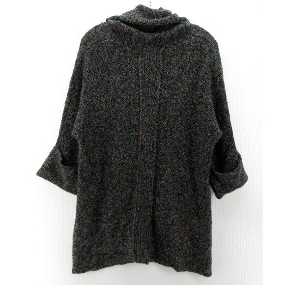 Habitat Sweater Small Wool Blend Tunic Pullover Cuffed Cowl Neck Knit - Picture 6 of 10